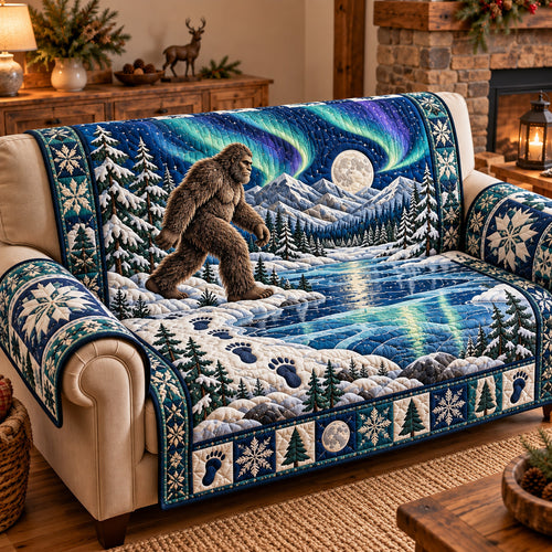 Aurora Bigfoot Walk Quilted Sofa Cover GFTOTP22145