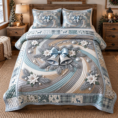 Festive Swirl 3-Piece Quilted Bedding Set GFTOTP22176