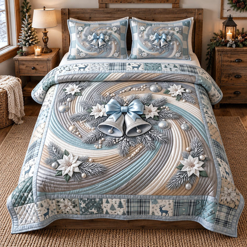 Festive Swirl 3-Piece Quilted Bedding Set GFTOTP22176