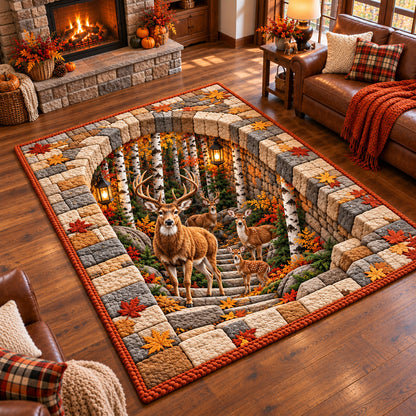 Autumn Deer Area Rug GFTOTP22233
