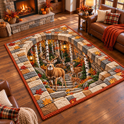 Autumn Deer Area Rug GFTOTP22233