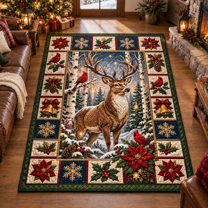 Winter Deer Area Rug GFTOTP22237