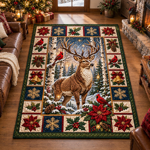 Winter Deer Area Rug GFTOTP22237