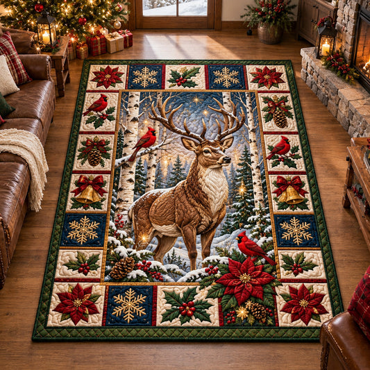 Winter Deer Area Rug GFTOTP22237