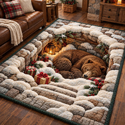 Sleepy Holiday Bear Area Rug GFTOTP22281