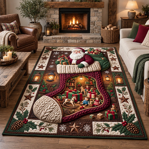 Cozy Stocking Magic Area Rug GFTOTP22291