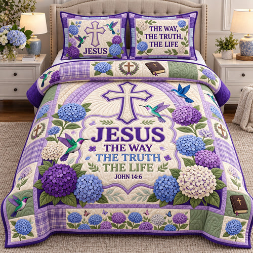 Christian Faith 3-Piece Quilted Bedding Set GFTOTP22366