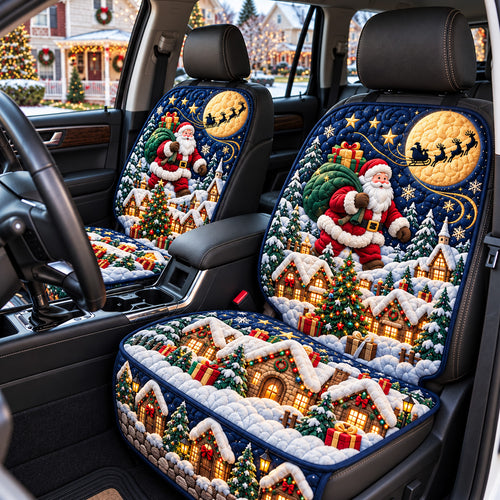 Starry Village Santa Quilted Car Seat Protector GFTOTP22412