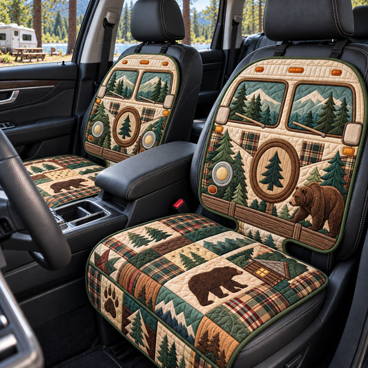 Forest Cabin Camper Quilted Car Seat Protector GFTOTP22420