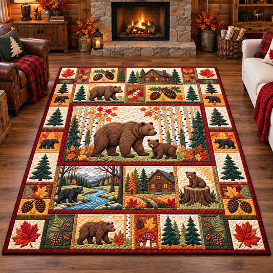 Autumn Forest Patchwork Area Rug GFTOTP22429