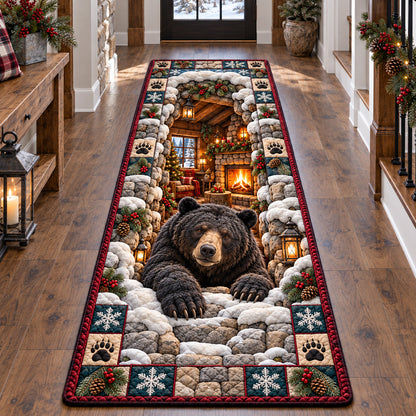 Fireside Bear Den Runner Rug GFTOTP22546