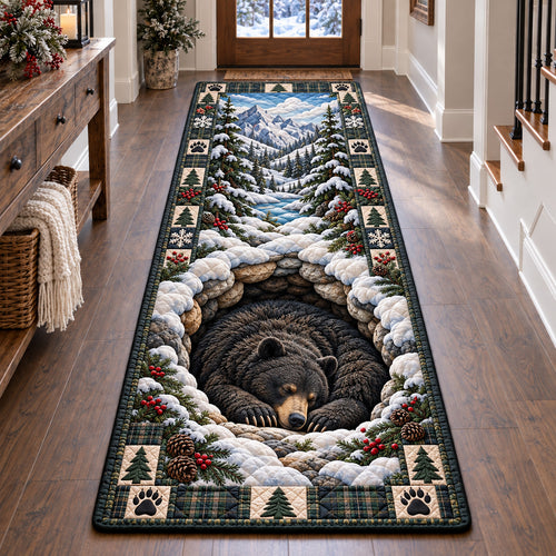 Winter Bear Slumber Runner Rug GFTOTP22547