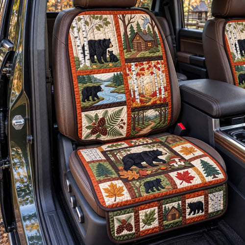 Autumn Forest Patchwork Quilted Car Seat Protector GFTOTP22554