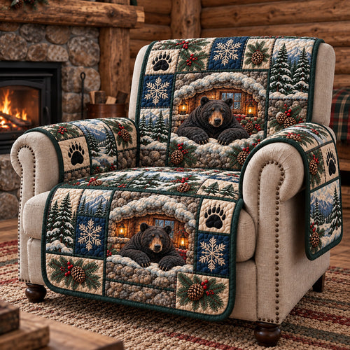 Rustic Forest Patchwork Quilted Sofa Cover GFTOTP22764