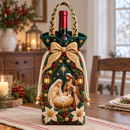Holy Family Quilted Bottle Carrier Bag GFTOTP22837