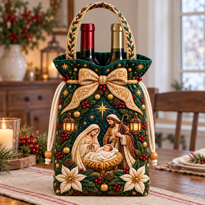 Holy Family Quilted Bottle Carrier Bag GFTOTP22837