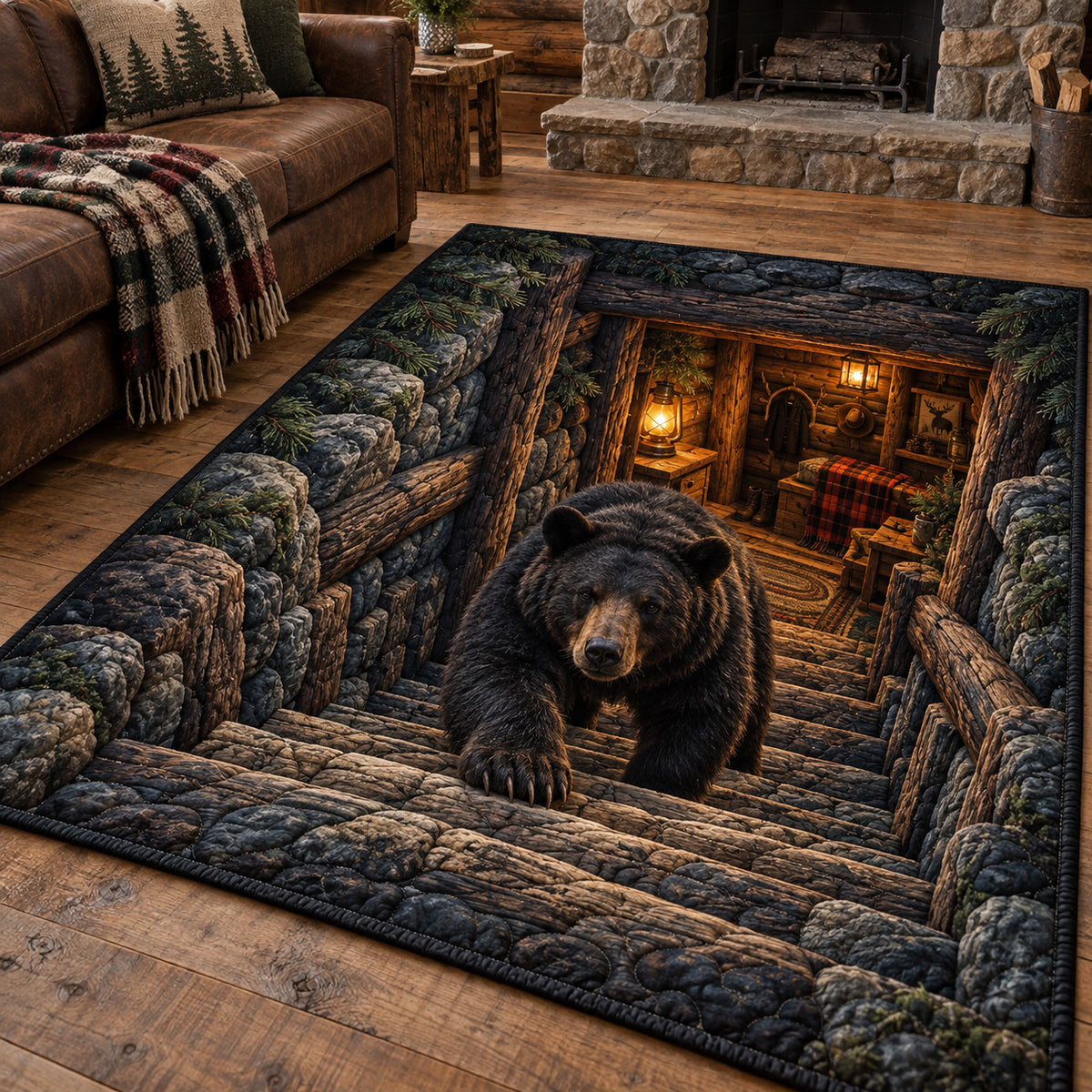 Rustic Guardian Area Rug GFTOTP22884