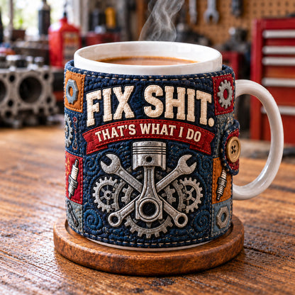 Mechanic Life Quilted Mug Cozy GFTOTP22915