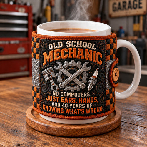 Mechanic Life Quilted Mug Cozy GFTOTP22918