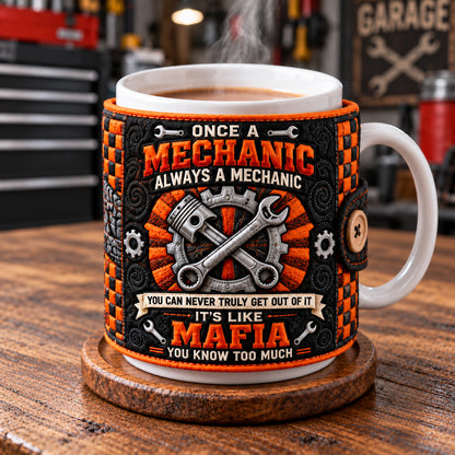 Mechanic Life Quilted Mug Cozy GFTOTP22919