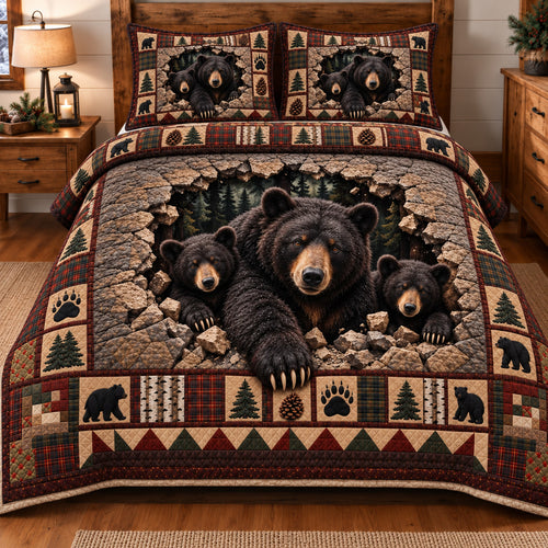 Rustic Guardian 3-Piece Quilted Bedding Set GFTOTP23048