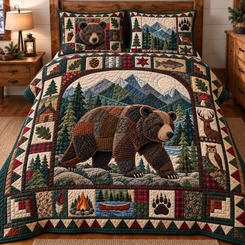 Rustic Guardian 3-Piece Quilted Bedding Set GFTOTP23050