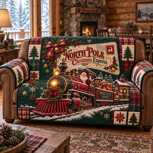 Holiday Express Quilted Sofa Cover GFTOTP23074