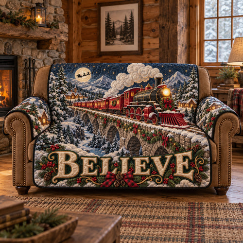 Holiday Express Quilted Sofa Cover GFTOTP23075