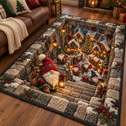 Gnome Winter Village Area Rug GFTOTP23097
