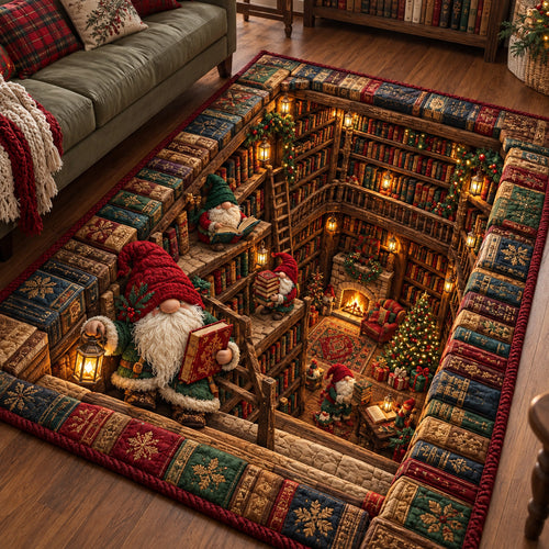 Secret Gnome Book Nook Area Rug GFTOTP23099