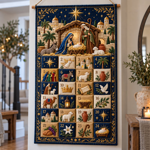 Nativity Scene Advent Calendar Wall Hanger GFTOTP23227