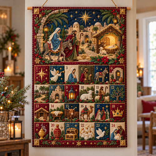 Nativity Scene Advent Calendar Wall Hanger GFTOTP23230