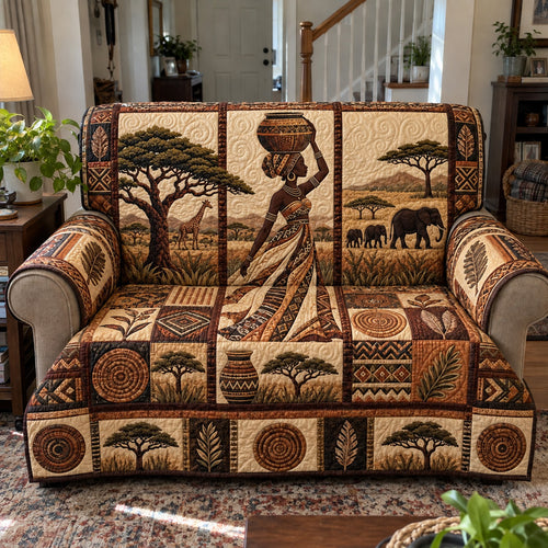 Savannah Maiden Quilted Sofa Cover GFTOTP23315