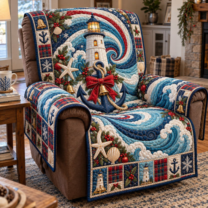 Festive Anchor Lighthouse Quilted Sofa Cover GFTOTP23327
