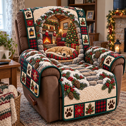 Sleepy Golden Nook Quilted Sofa Cover GFTOTP23373
