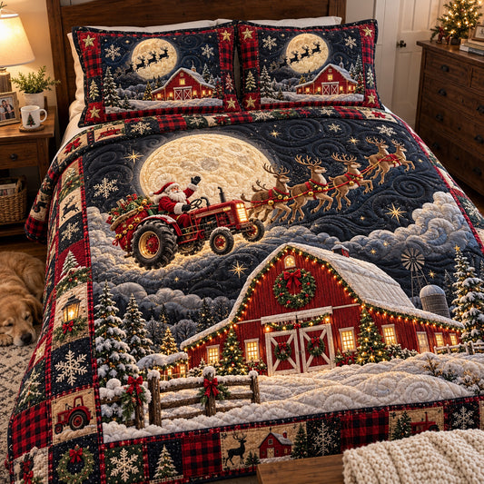 Farmhouse Starlight Flight 3-Piece Quilted Bedding Set GFTOTP23387