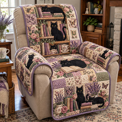 Lavender Purr Dream Quilted Sofa Cover GFTOTP23469