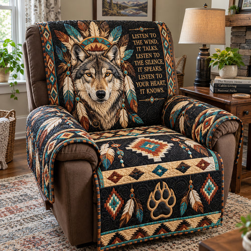Wolf Grace Quilted Sofa Cover GFTOTP23489