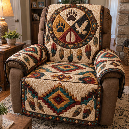 Sacred Spirit Circle Quilted Sofa Cover GFTOTP23490