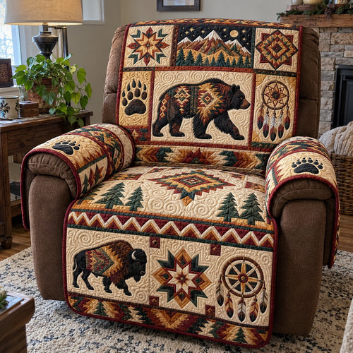 Native Wilderness Harmony Quilted Sofa Cover GFTOTP23492
