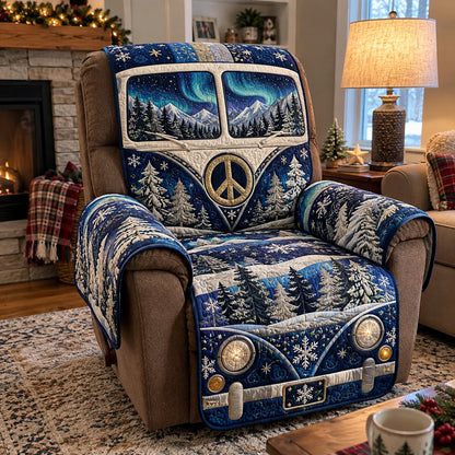 Aurora Blue Van Quilted Sofa Cover GFTOTP23522