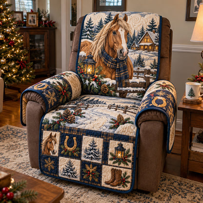 Winter Equine Spirit Quilted Sofa Cover GFTOTP23539