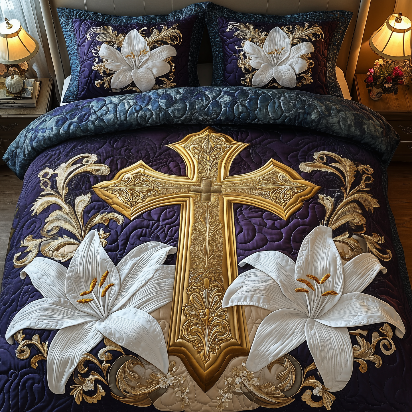 Heavenly Embrace 3-Piece Quilted Bedding Set GFTOTP2465