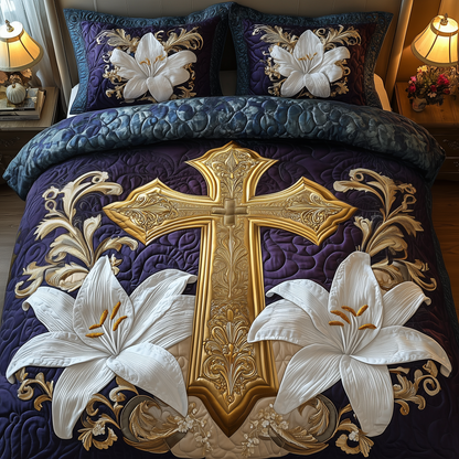 Heavenly Embrace 3-Piece Quilted Bedding Set GFTOTP2465