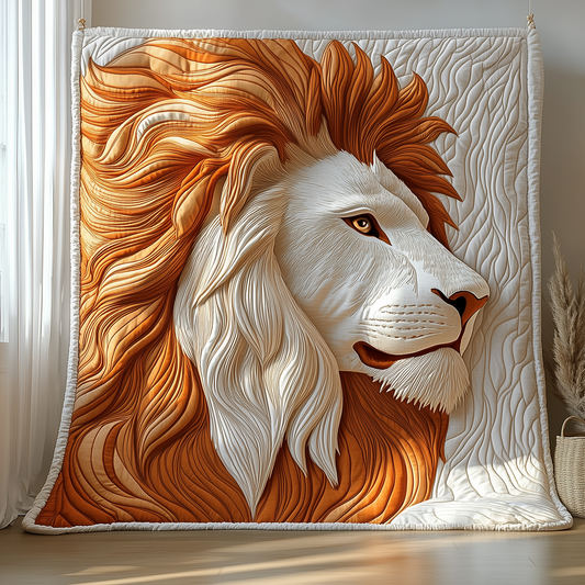 Majestic Lion Quilted Blanket GFTOTP2819