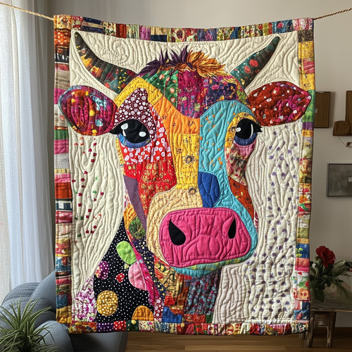 Whimsical Cow Quilted Blanket GFTOTP3589