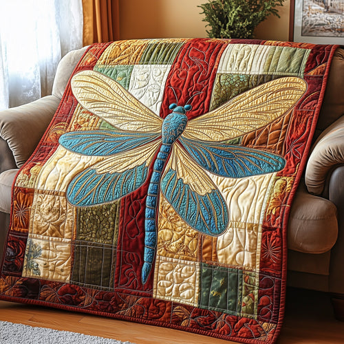 Dragonfly Haven Quilted Blanket GFTOTP3768