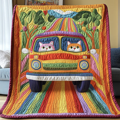 Highway Meowster Quilted Blanket GFTOTP4544