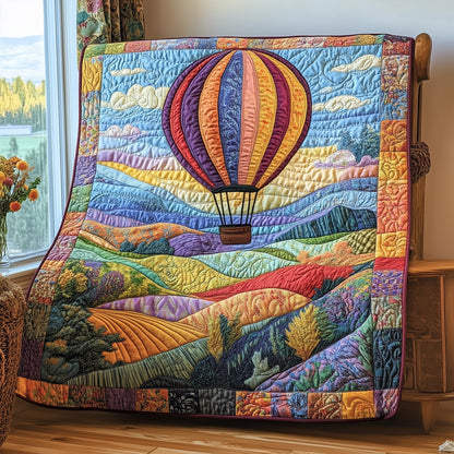 Hot Air Balloon Quilted Blanket GFTOTP4626