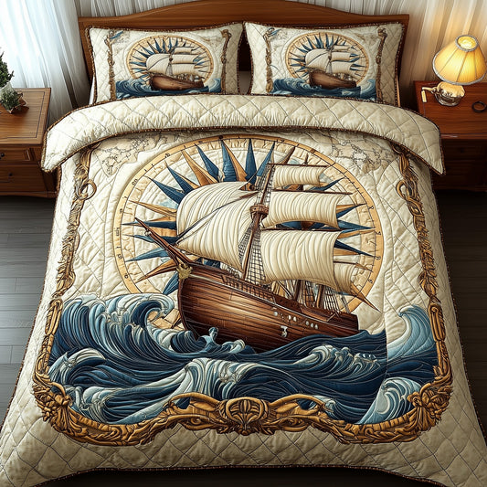 Ocean Explorer 3-Piece Quilted Bedding Set GFTOTP4715